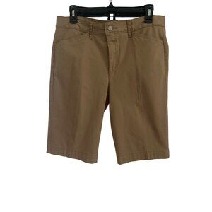 Jones New York Tan Trouser Bermuda Shorts, Size 10
